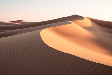 Golden Adventure: Sunset Serenade on Sandy Sahara Dunes