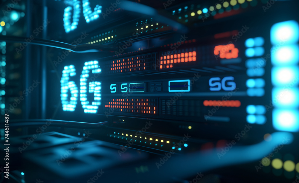 Poster 5g illumination: unveiling next-gen wireless technology. next-gen wireless technology on high-tech s
