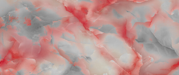 Pink Onyx Crystal Marble Texture with Icy Colors, Polished Quartz Stone Background, It Can Be Used...