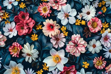 Fototapeta na wymiar Intricate floral pattern design.