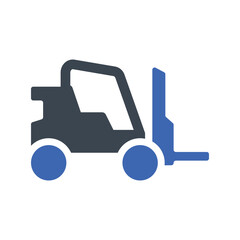 Industrial forklift Icon