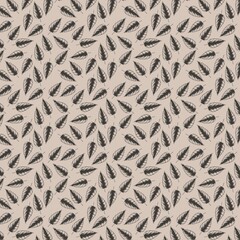 Hand Drawn Seamless Patterns Coffee Colors