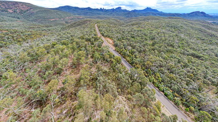 Rugged Australian outback in New South Wales