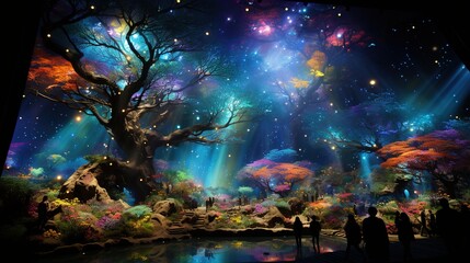 Background Wallpaper of Creative Manipulation Related to Mardi Gras Festival 