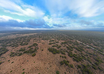 The Nullarbor Plain in southern Australia