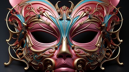Background Wallpaper of Creative Manipulation Related to Mardi Gras Festival 