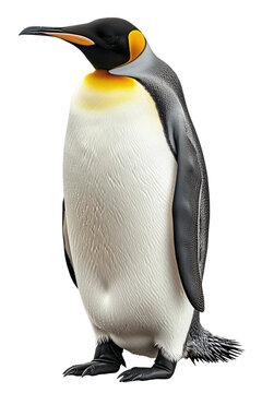 penguin on transparent background, penguin standing