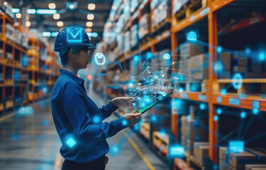 Photo smart warehouse management system with innovative internet of things technology