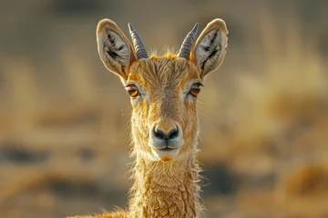 Crédence de cuisine en verre imprimé Antilope portrait of a young impala