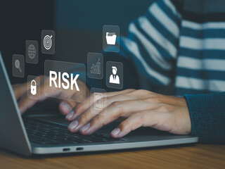 Business and investment risks for risk management and assessment review concepts.