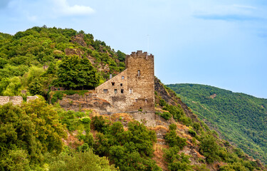 Castle Liebenstein, Kamp-Bornhofen, Rhine-Palatinate, Germany, Europe.