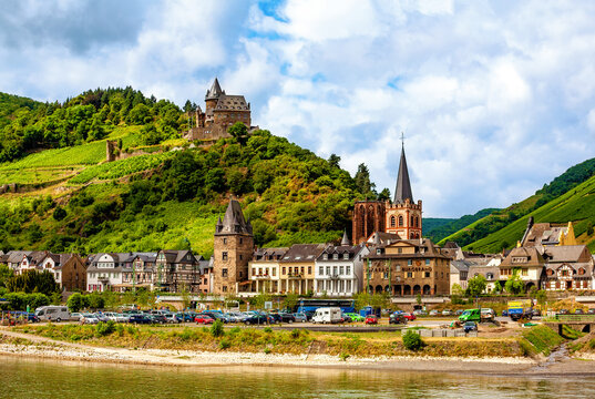 Castle Stahleck, Bacharach, Rhineland-Palatinate, Germany, Europe.