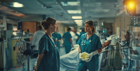 a dedication of a healthcare worker in a hospital setting, tending to patients with compassion and expertise, highlighting the importance of frontline workers High