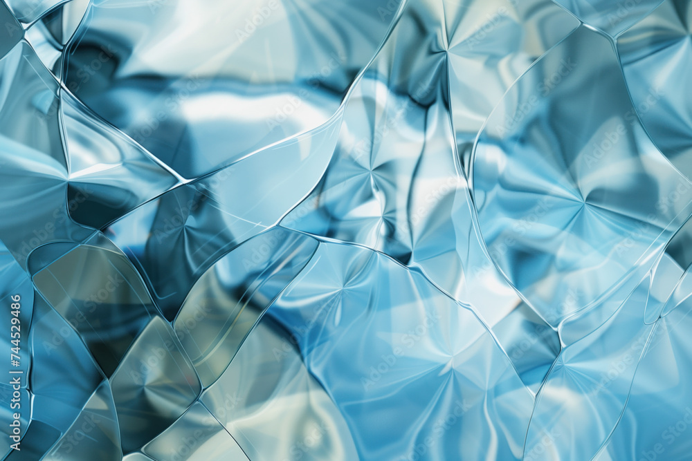 Poster abstract background with reflections and caustics. futuristic background image. created with generat
