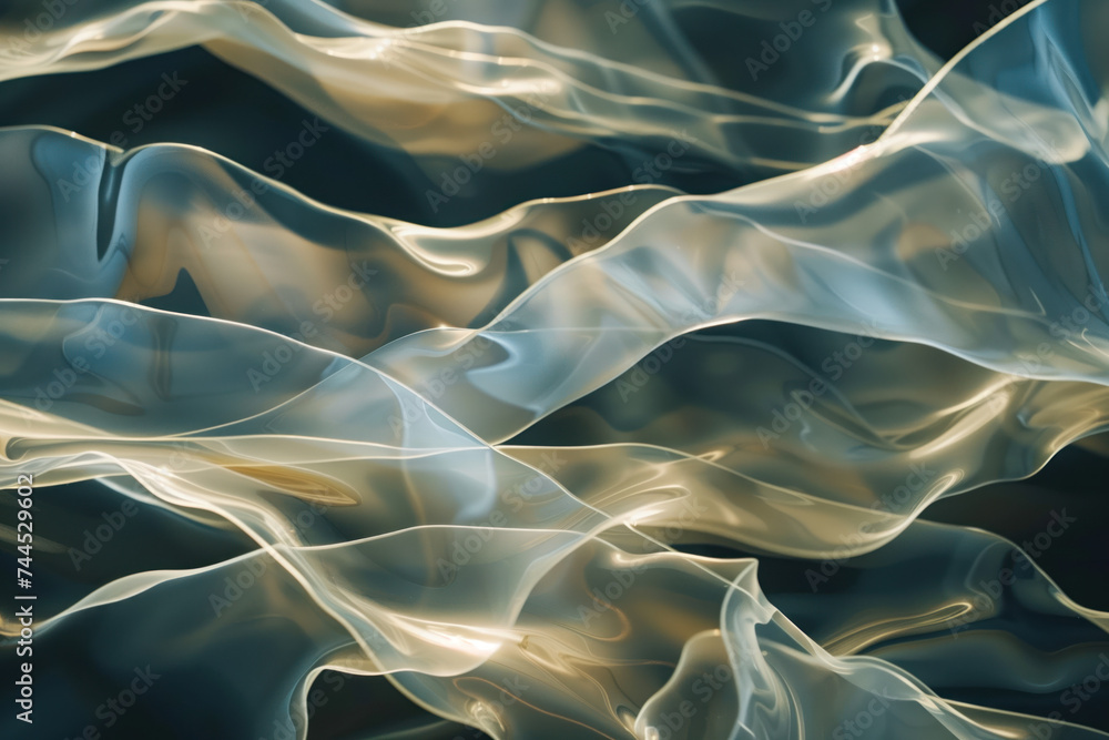 Poster abstract background with reflections and caustics. futuristic background image. created with generat