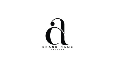 Obraz premium AA, Abstract initial monogram letter alphabet logo design