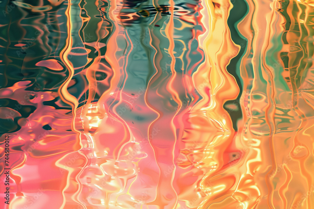 Poster abstract background with reflections and caustics. futuristic background image. created with generat