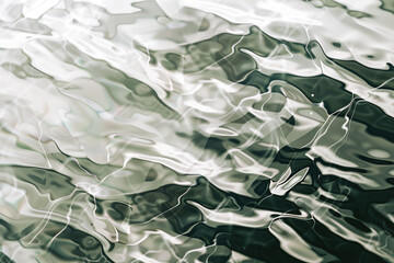 Abstract background with reflections and caustics. Futuristic background image. Created with Generative AI technology.