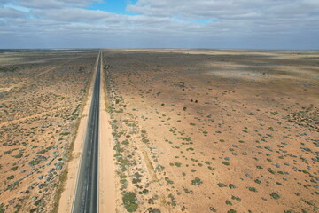 The Nullarbor Plain in southern Australia