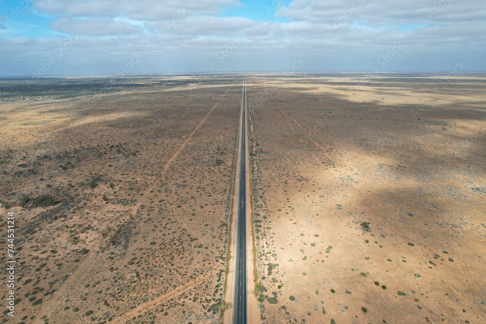 Wall mural the nullarbor plain in southern australia