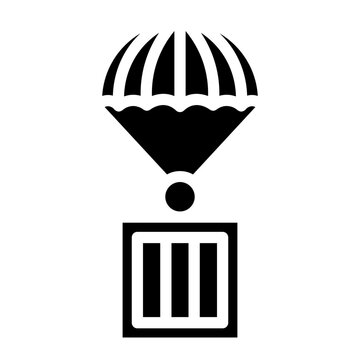 military parachute glyph 