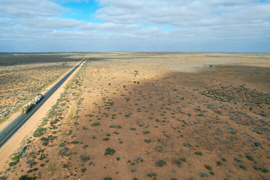 The Nullarbor Plain in southern Australia