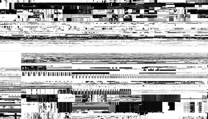 Abstract glitch overlay with a transparent background. Png overlay background