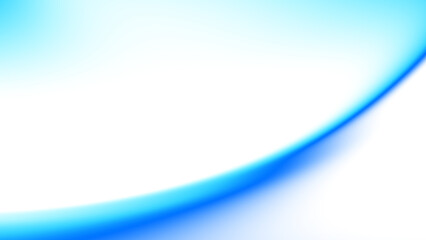 Obraz premium Blurred transparent gradient background. Elegant blue wavy line on Transparent png overlay background