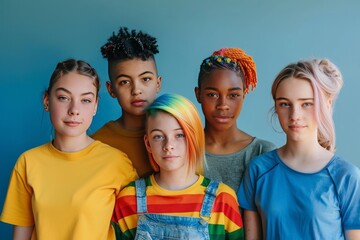 LGBTQ Pride justice. Rainbow polychromatic colorful diversity values diversity Flag. Gradient motley colored singular LGBT rights parade festival heterogeneous diverse gender illustration