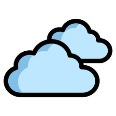 Cloud  Icon Element For Design