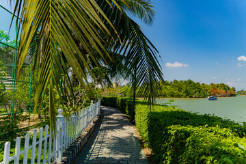 The park area.
Champ Island on the Kai River in Nha Trang, Vietnam.