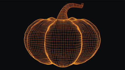 Web line icon. Pumpkin
