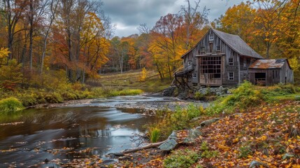 Natural splendor of fall leaves, each vibrant hue painting a picture of seasonal beauty in nature's ever-changing landscape.