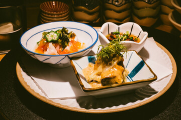 close up of a plate with food