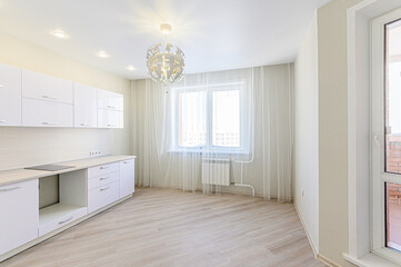 interior kitchen and dining room, refectory area, cooking equipment, table furniture, stove