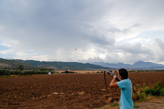clay pigeon shooting in Andalusia