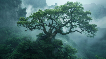 Nan Fui Chao herb tree top.