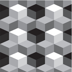 black and white texture cubes abstract