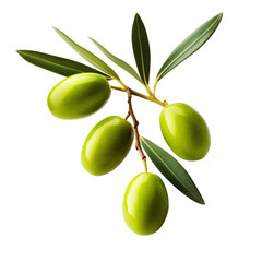 Green olives on transparent background Remove png, Clipping Path