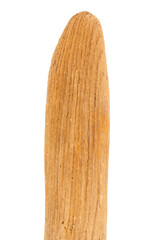Part of driftwood isolated on white