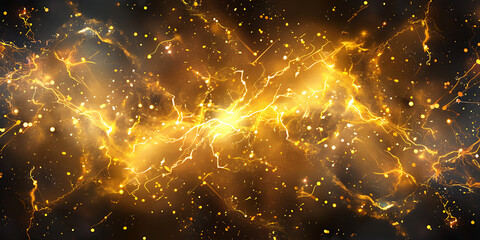 Obraz premium lightning fire and electricity with isolated vector i