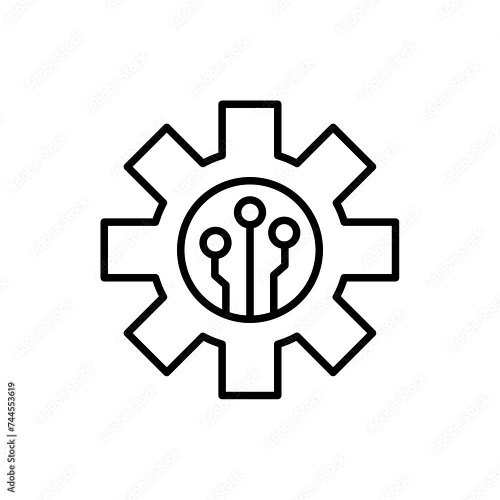 Poster system configuration outline icons, minimalist vector illustration ,simple transparent graphic eleme