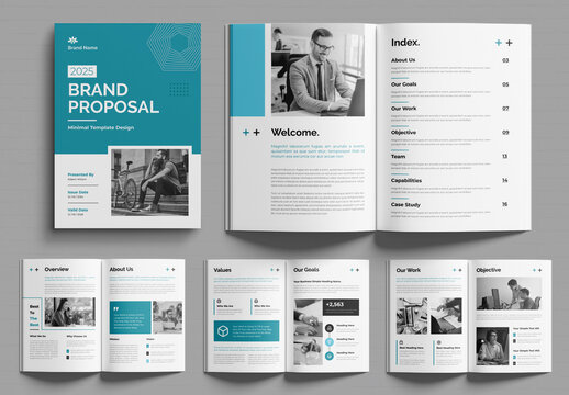 Brand Proposal Business Brochure With Clean Layout