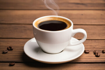 Good morning coffee cup background