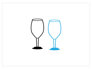 Glass design,glass icon vector illustration,
