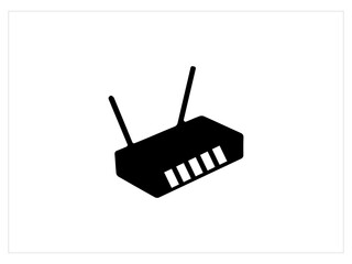 Router design,router icon vector illustration,