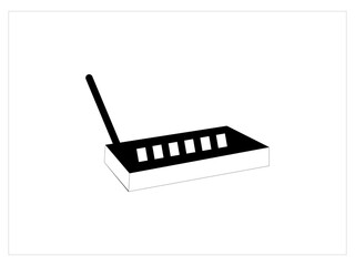 Router design,router icon vector illustration,