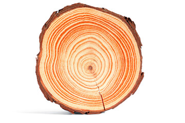 Circular Piece of Wood with Concentric Rings