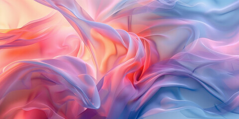 soft gradients, soft shapes modern abstract background in peach pink pastel colours (4)