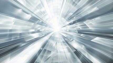 white & grey abstract perspective background. Generative AI